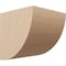 Ekena Millwork 11"W x 11"D x 11"H Wide Durham Rough Cedar Woodgrain TimberThane Corbel, Primed Tan CORUR11X11X11DURRCPR - alternate 1